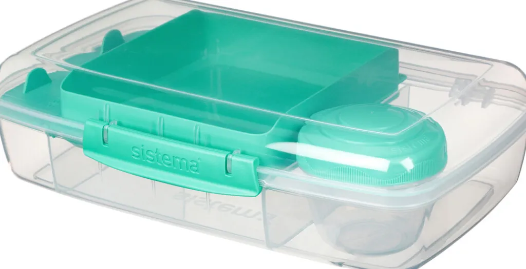 Sistema Opbevaring Til Køkkenet|Madkasser Og -Poser > To Go Bento Madkasse , Minty Teal