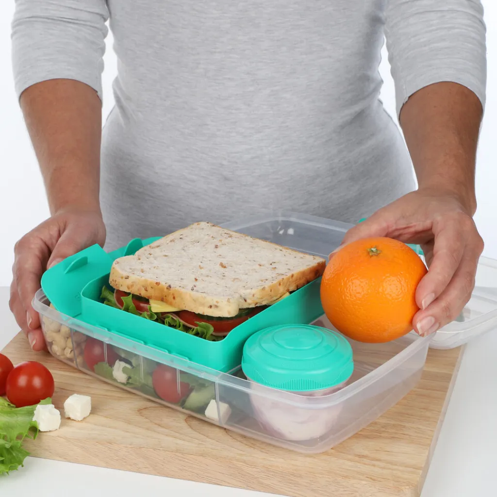 Sistema Opbevaring Til Køkkenet|Madkasser Og -Poser > To Go Bento Madkasse , Minty Teal