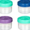 Sistema Opbevaring Til Køkkenet|Madkasser Og -Poser > To Go Dressing 4 stk. 35 ml, Minty Teal