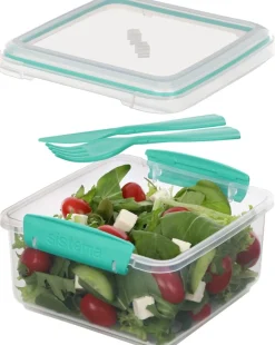 Hot Sistema To Go Madkasse m. Bestik 1,2 L, Minty Teal
