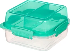New Sistema To Go Opdelt Flip Madkasse 1,24 L, Minty Teal