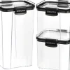 Sistema Opbevaring Til Køkkenet|Madopbevaring > Ultra Pantry Sampak 3 stk, Sort