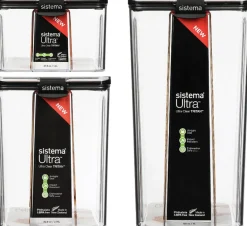 Hot Ultra Sampak 3 stk, Sort Opbevaring Til Køkkenet|Madopbevaring