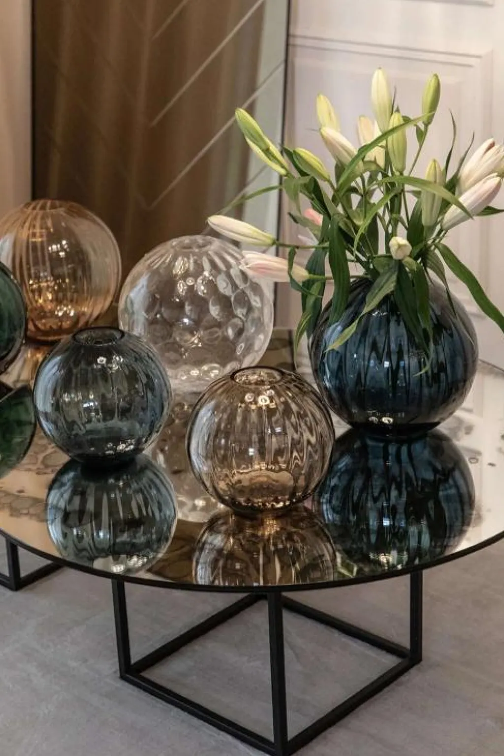 Discount Sadie Line Vase H, Stue|Vaser