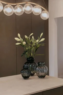 Clearance Specktrum Audrey Vase H, Petrol Blue
