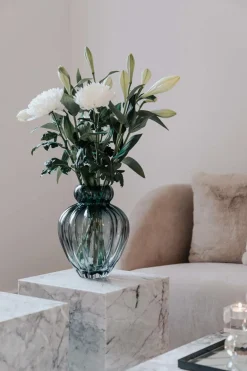 Clearance Specktrum Audrey Vase H, Petrol Blue