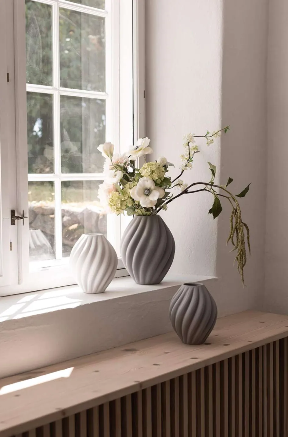 Best Specktrum Flora Vase H, Grå
