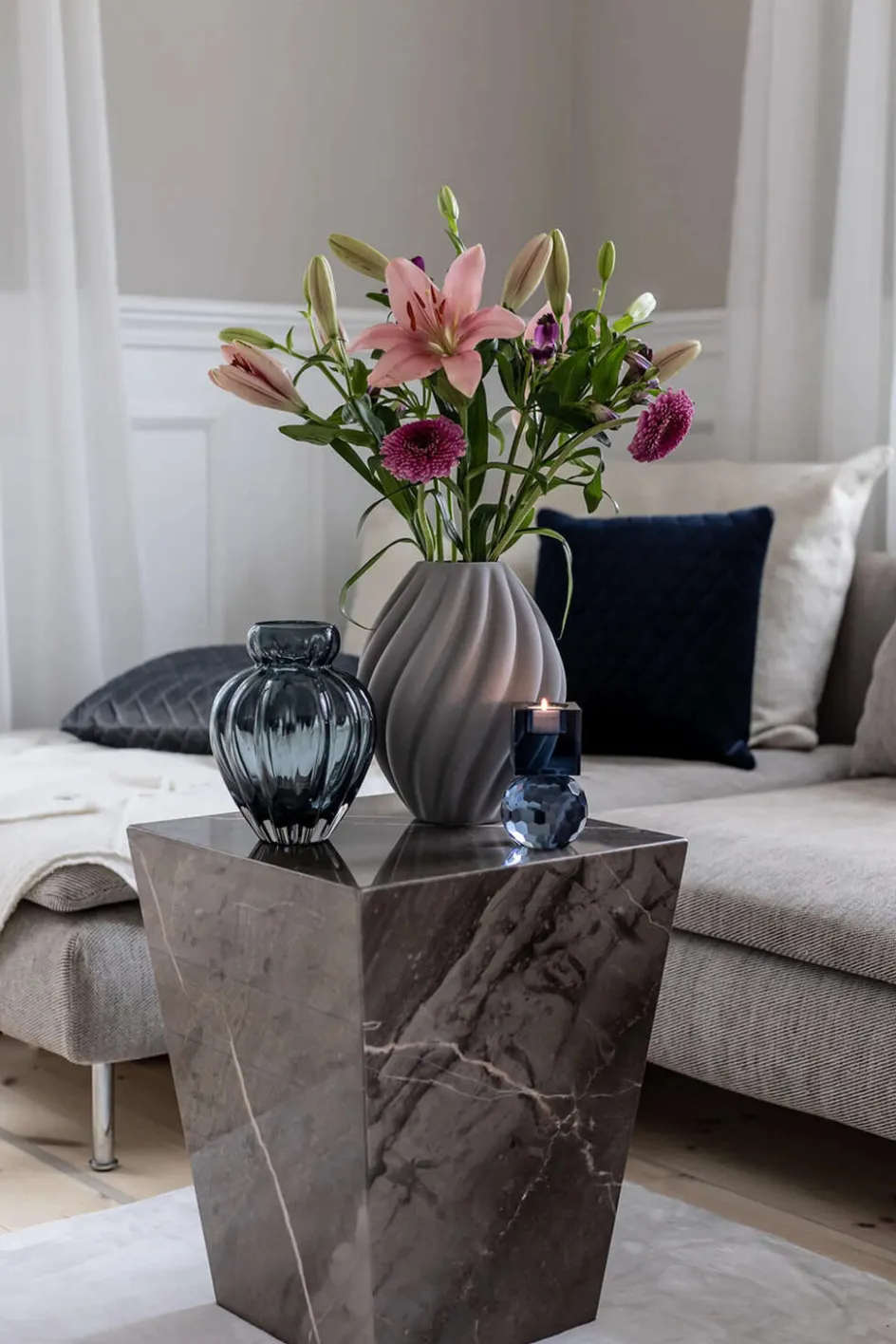 Discount Specktrum Flora Vase H, Grå