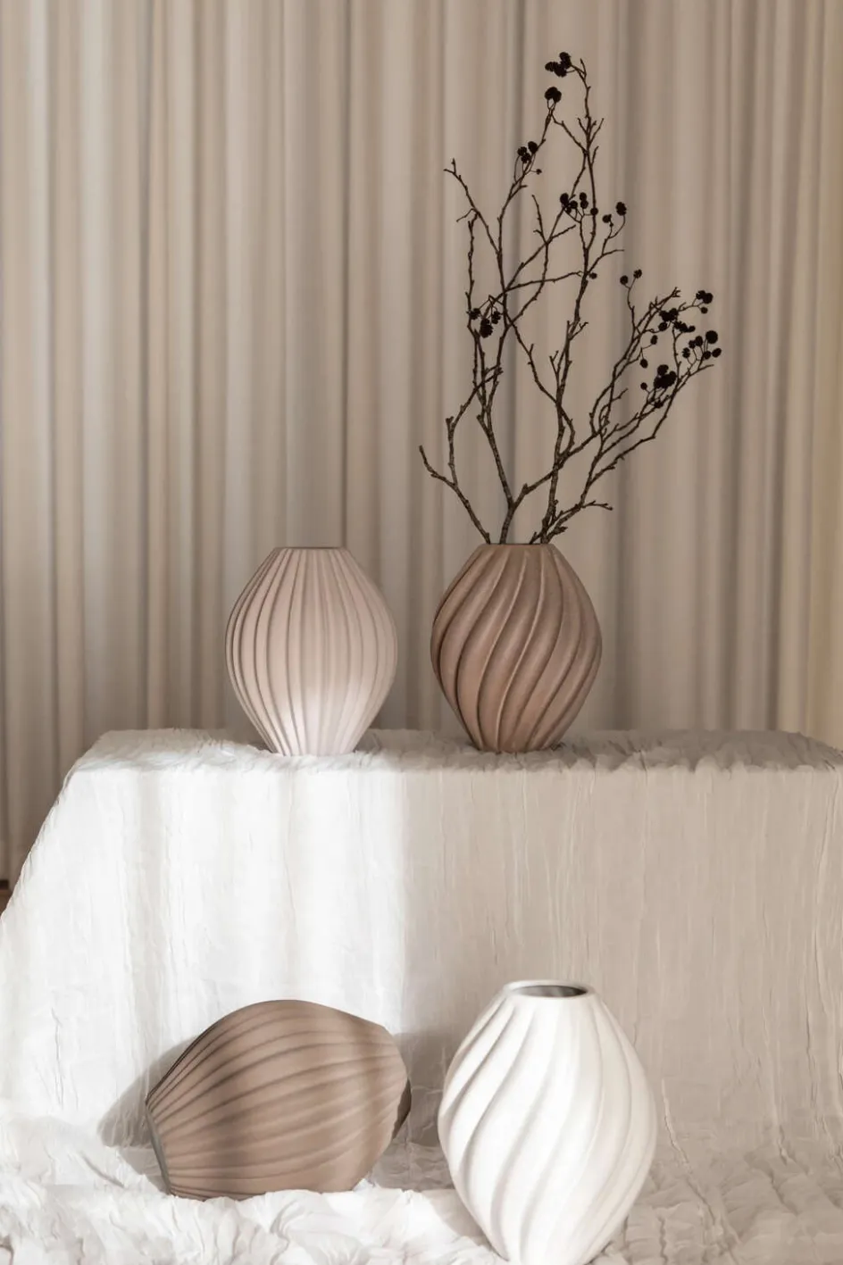 Discount Specktrum Flora Vase H, Grå