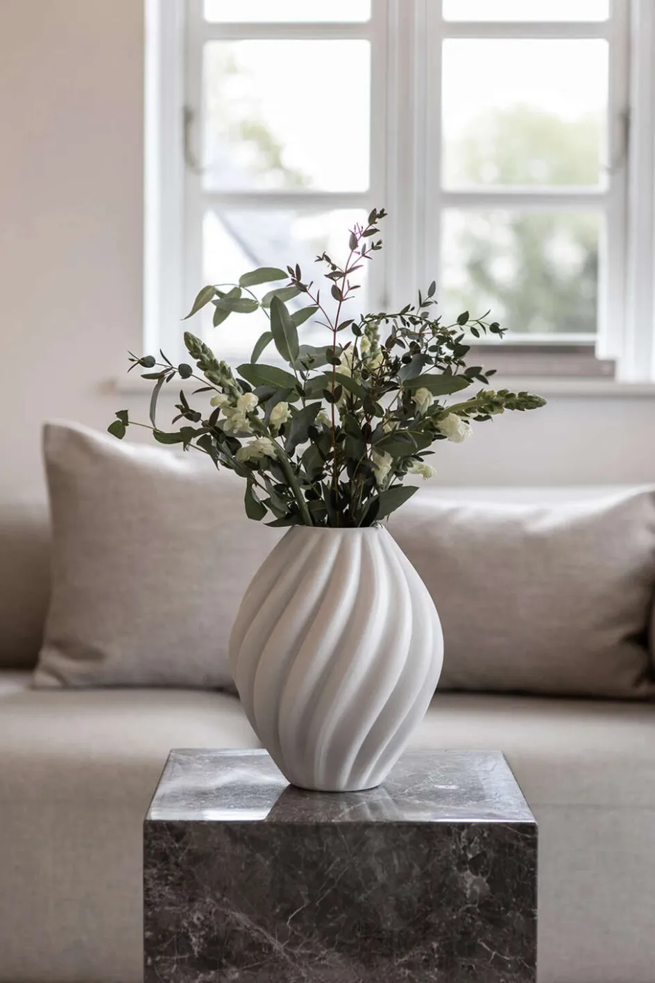 Online Specktrum Flora Vase H, Off White