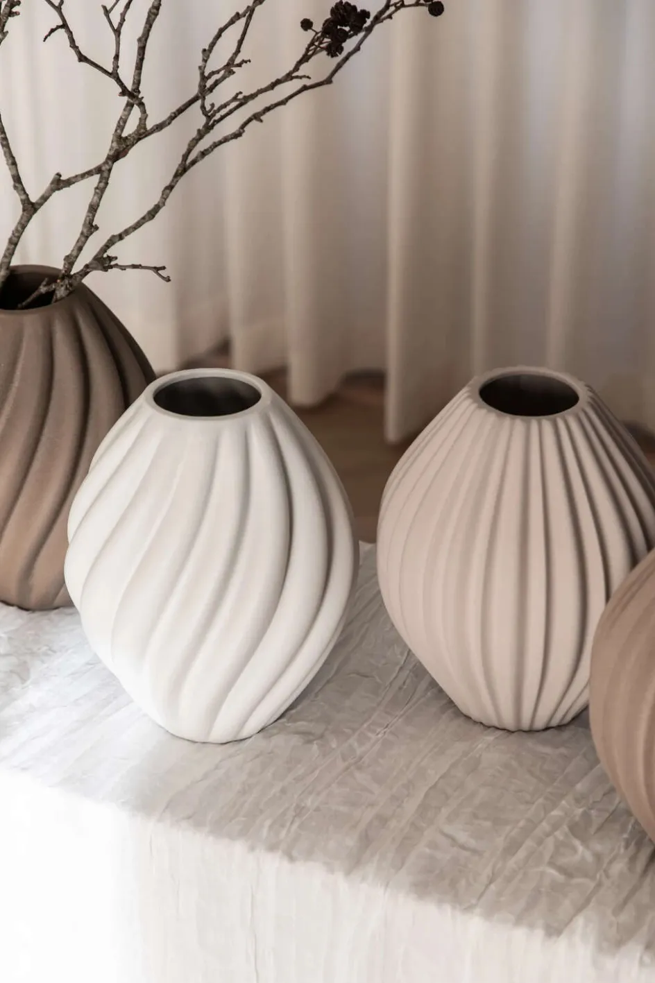 Online Specktrum Flora Vase H, Off White