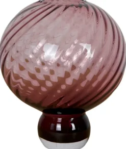 Clearance Specktrum Meadow Swirl Vase H, Plum