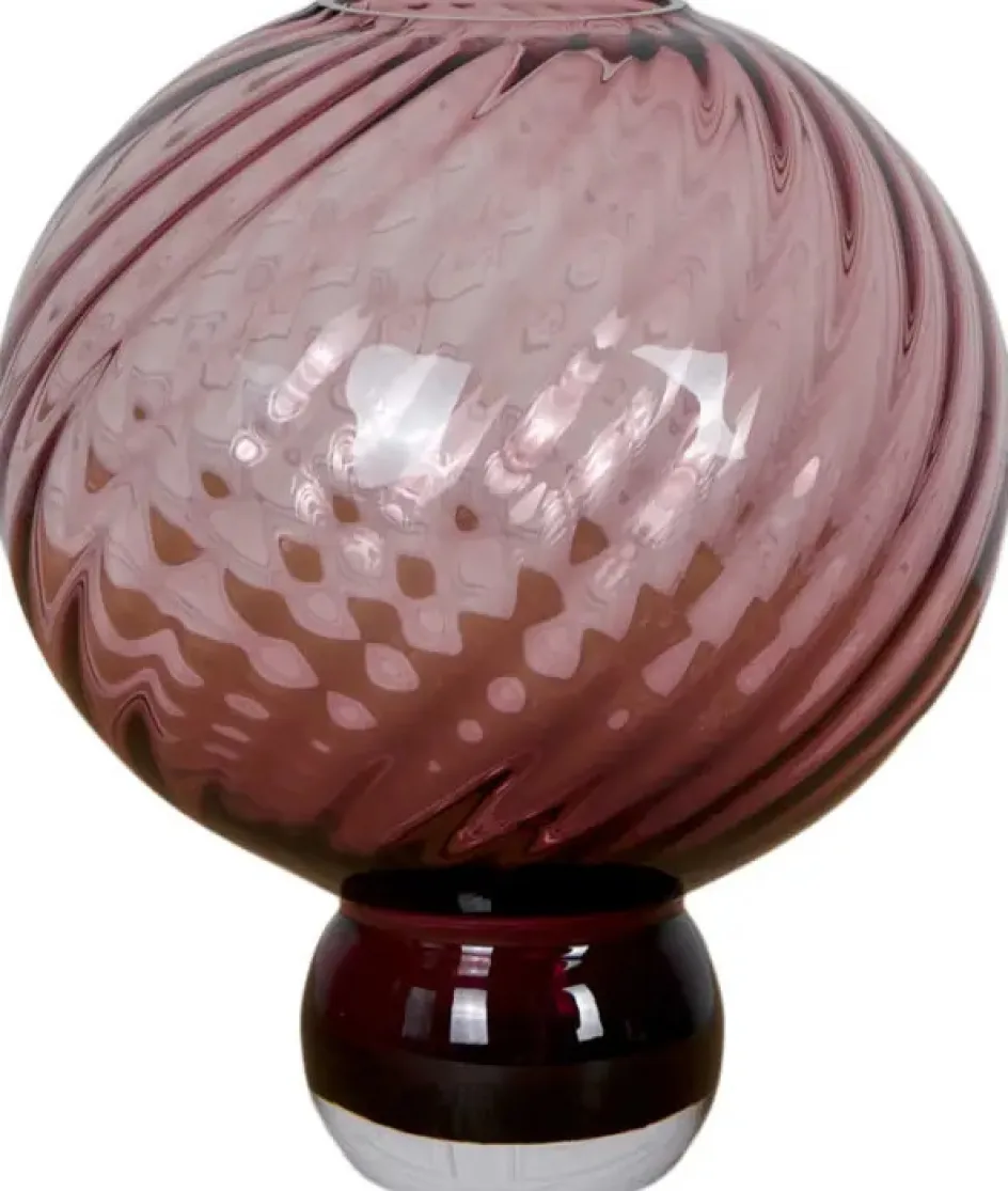 Clearance Specktrum Meadow Swirl Vase H, Plum