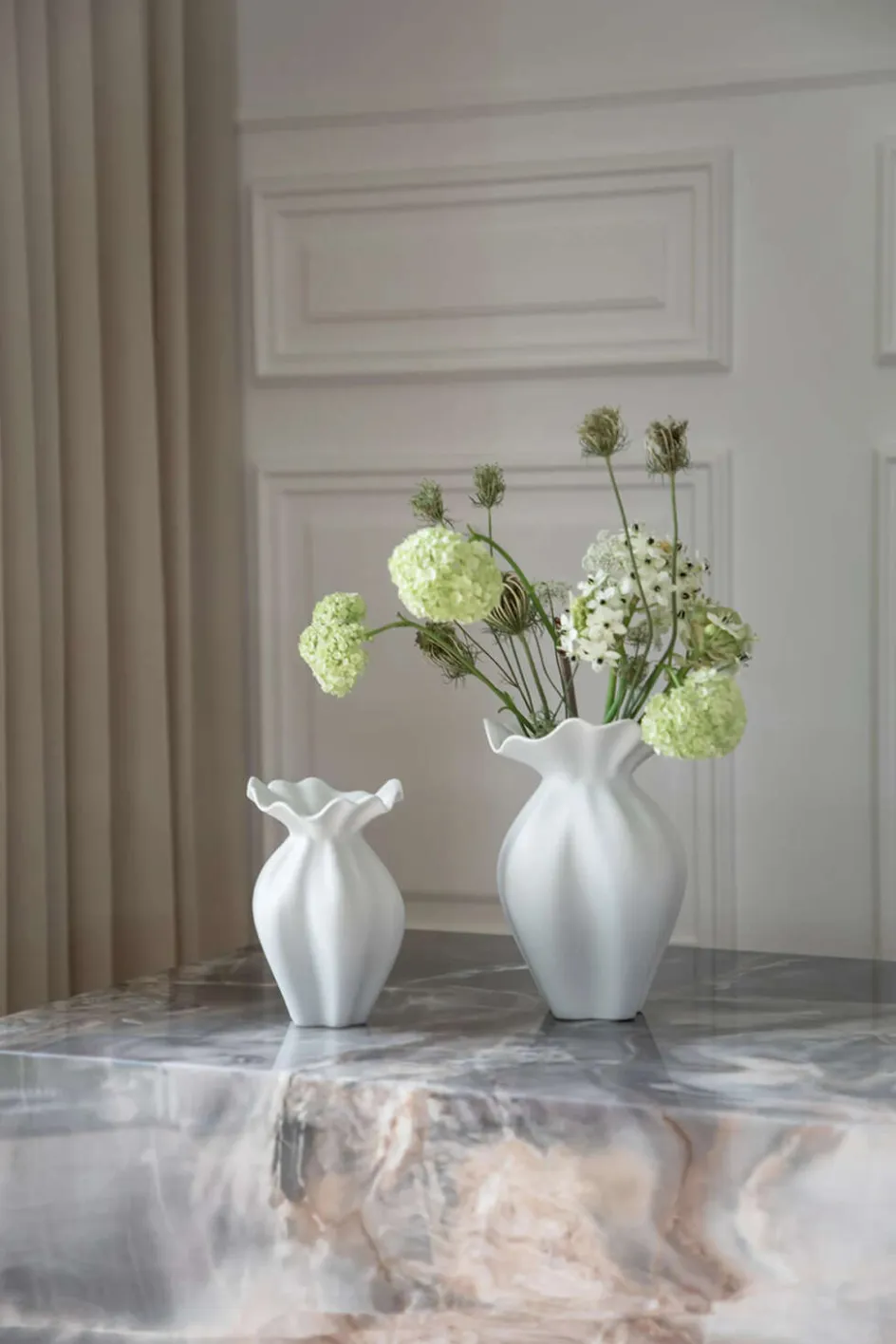 New Specktrum Nellie Vase H, Off White