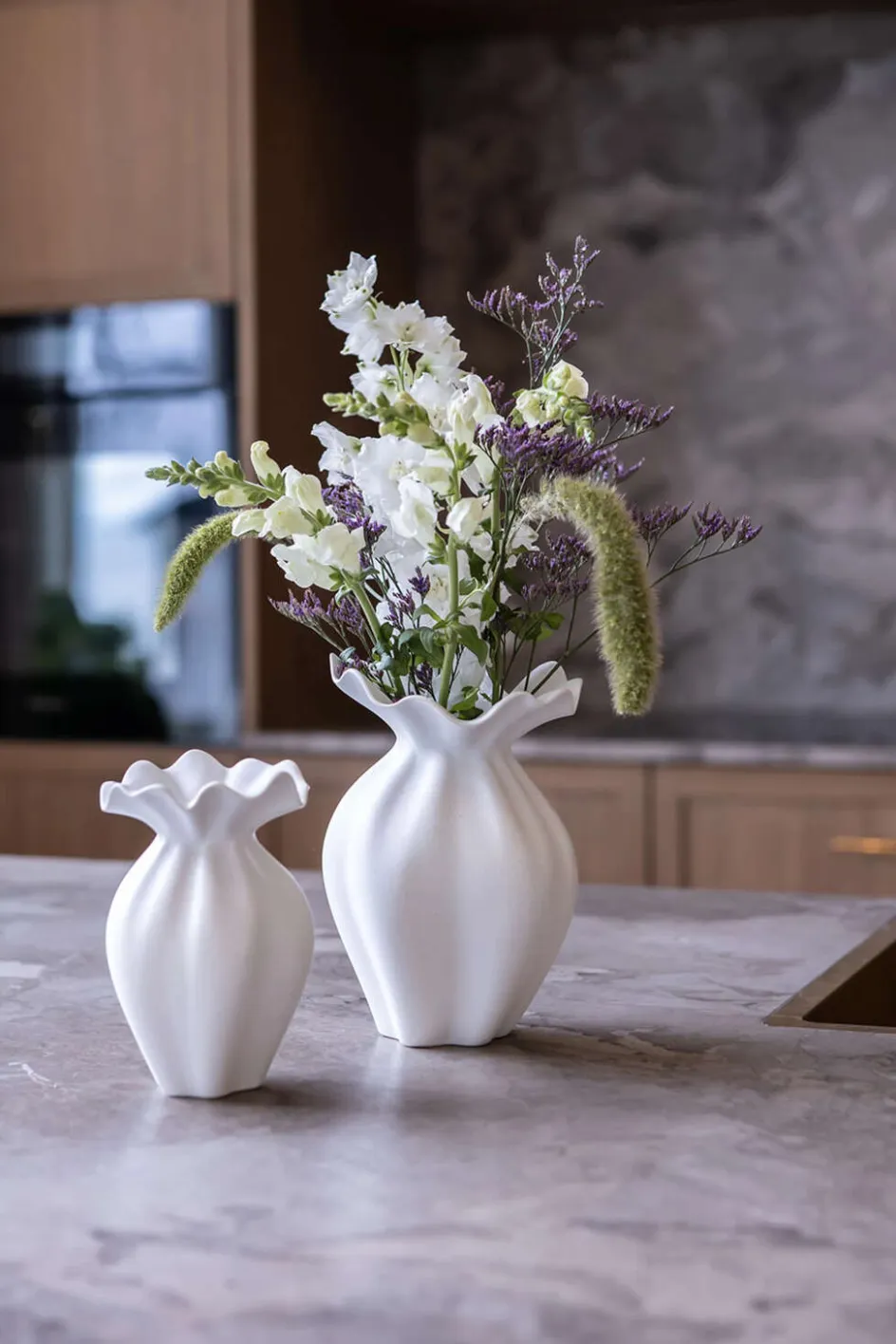 New Specktrum Nellie Vase H, Off White