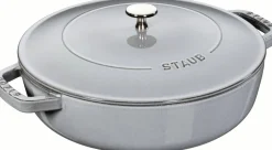 Clearance Staub Braisers Chistera Sautepande 28 cm, Grafitgrå
