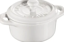 Sale Staub Ceramique Minigryde 10 cm/0,2 L, Ren Hvid