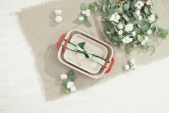 Clearance Ceramique Ovnfast Fad 11x14 cm, Kirsebærrød Spisestue|Fade