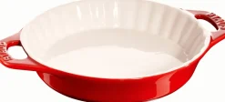 Ceramique Tærtefad 24 cm, Kirsebærrød Spisestue|Fade