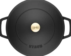 Hot Chistera Støbejern Sautepande 28 cm, Sort Pander