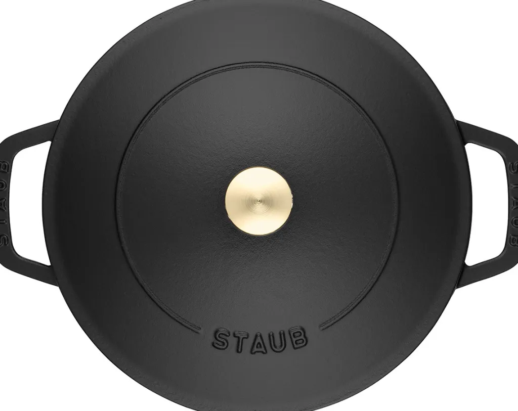 Hot Chistera Støbejern Sautepande 28 cm, Sort Pander