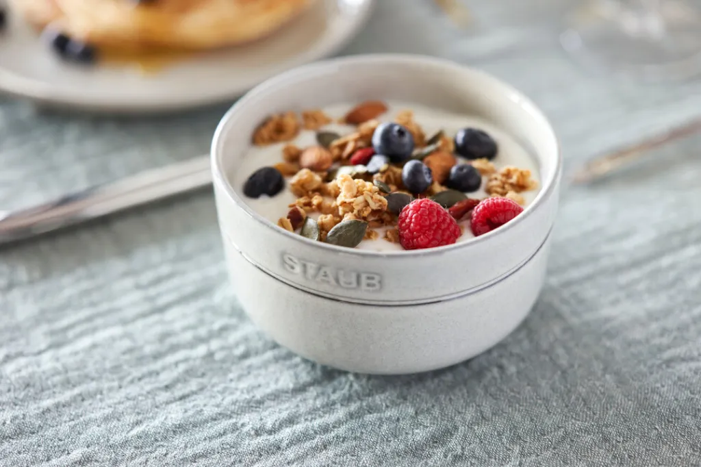 Staub Skåle|Spisestue > Dining Line Skål Ø12 cm, Hvid Trøffel