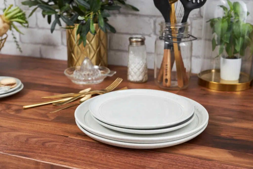 Outlet Dining Line Tallerken 26 cm, Hvid Trøffel Middagstallerkener