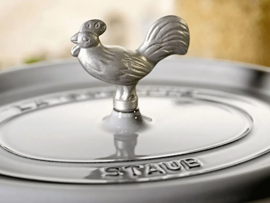 Staub Tilbehør Til Gryder Og Pander > Knop Hane 4 cm, Rustfrit Stål