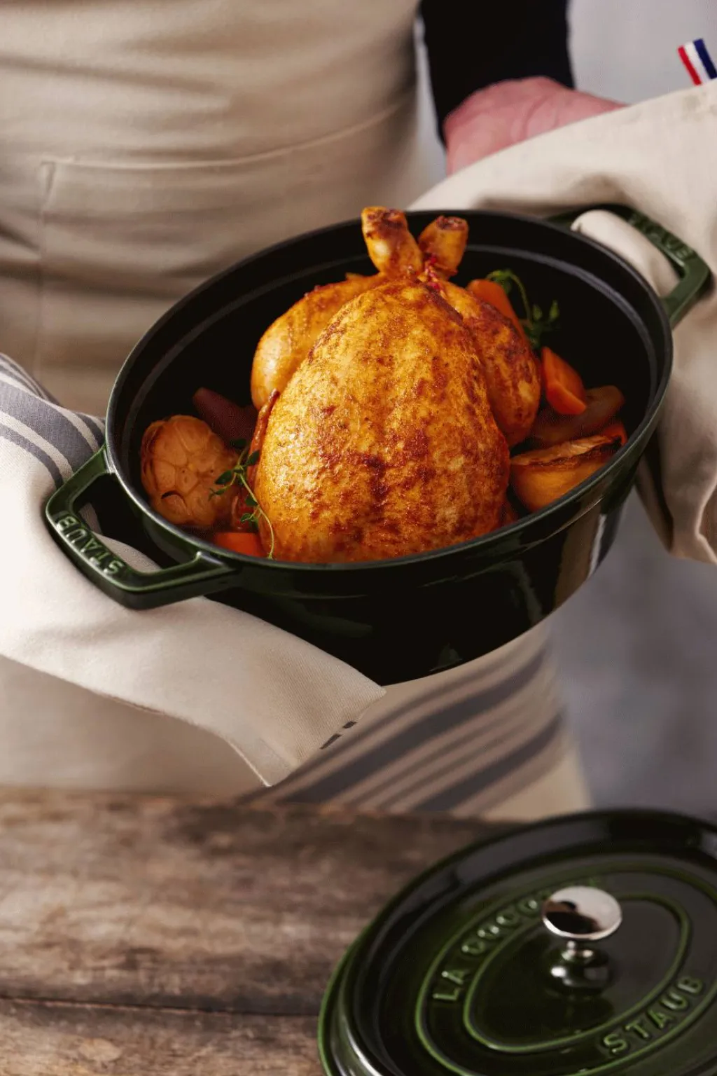 Staub Gryder Og Kasseroller > La Cocotte Cocotte 31 cm/5,5 L, Basilikum