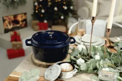 Clearance La Cocotte Cocotte 22 cm/2,5 L, Mørkeblå Gryder Og Kasseroller