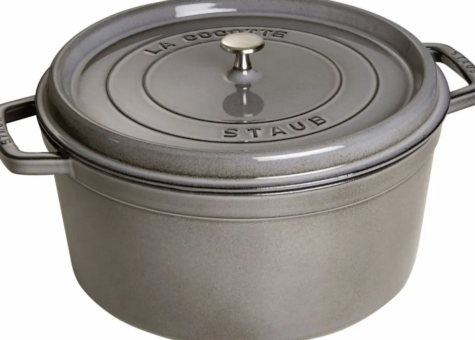Hot Staub La Cocotte Cocotte 34 cm/12,5 L, Grafitgrå