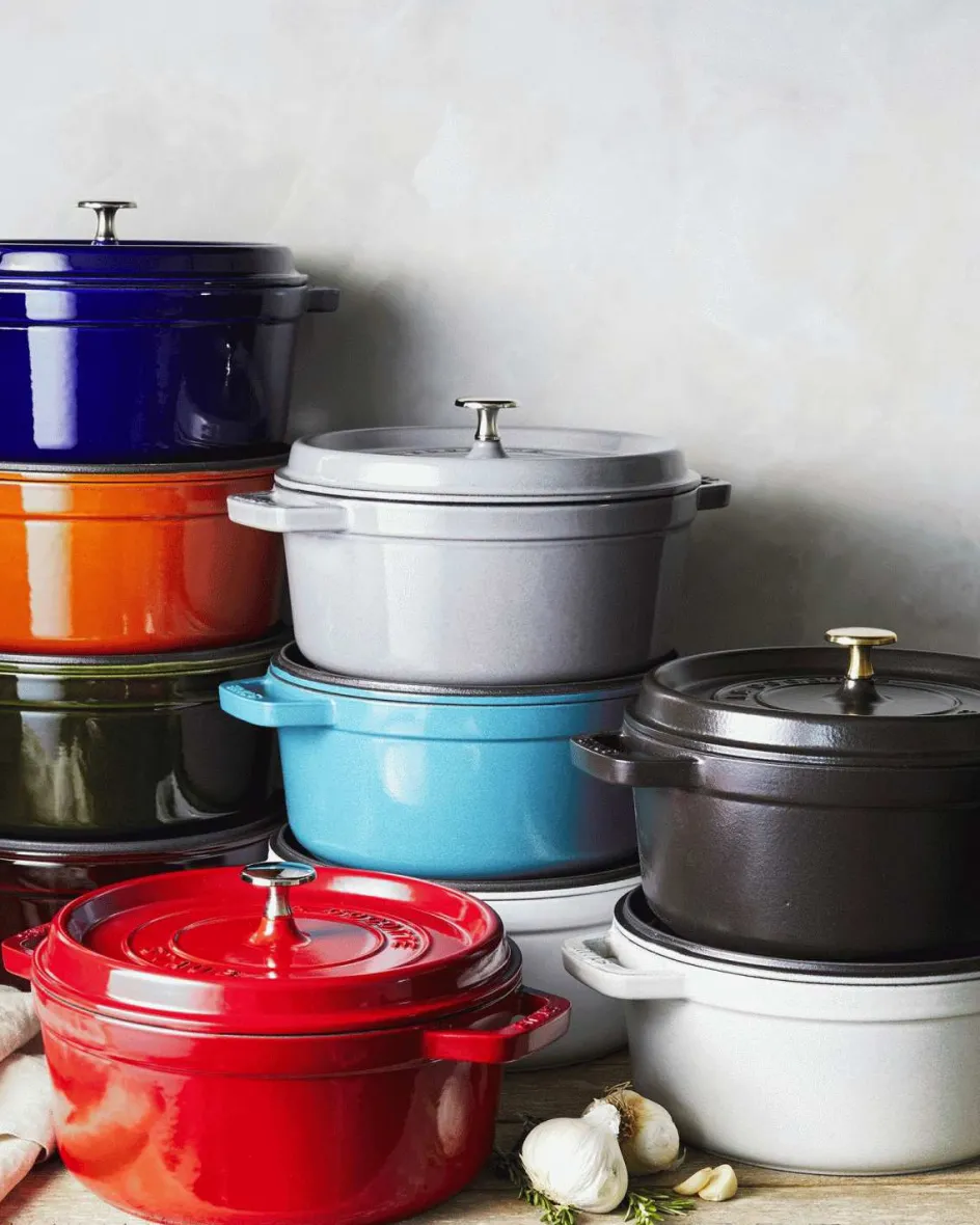 Hot Staub La Cocotte Cocotte 34 cm/12,5 L, Grafitgrå