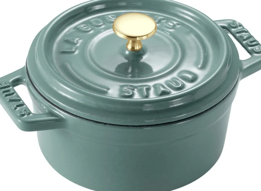 Staub Gryder Og Kasseroller > La Cocotte Mini Cocotte 10 cm/0,25 L, Eukalyptus