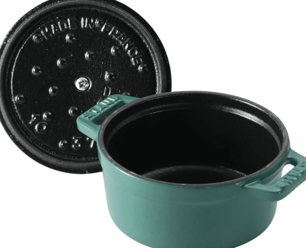 Staub Gryder Og Kasseroller > La Cocotte Mini Cocotte 10 cm/0,25 L, Eukalyptus