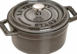 Hot Staub La Cocotte Mini Cocotte 10 cm/0,25 L, Grafitgrå