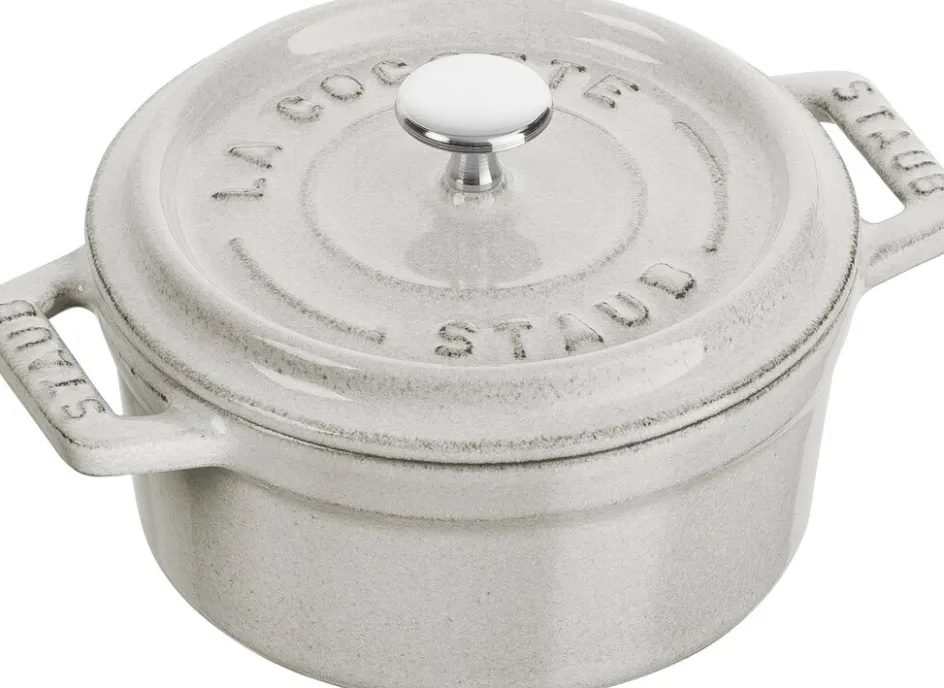 Outlet Staub La Cocotte Minigryde 10 cm/0,25 L, Hvid Trøffel