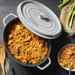 Staub La Cocotte Støbejernsgryde 31 cm/5,5 L, Grafitgrå