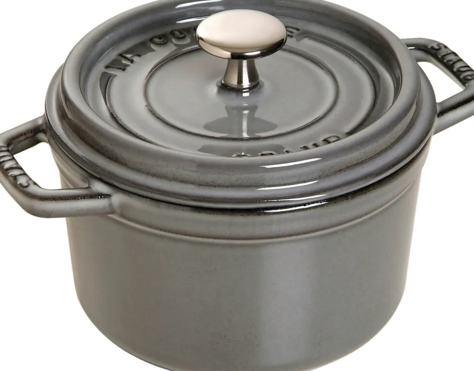 Hot Staub La Cocotte Støbejernsgryde 14 cm/0,8 L, Grafitgrå