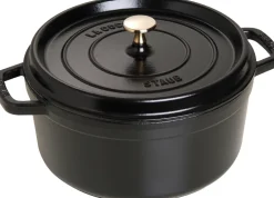 Sale Staub La Cocotte Støbejernsgryde 26 cm/5,2 L, Sort