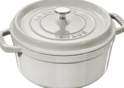 Outlet Staub La Cocotte Støbejernsgryde 18 cm/1,7 L, Hvid Trøffel