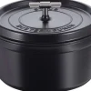 Staub Gryder Og Kasseroller > La Cocotte Støbejernsgryde 28 cm/6,75 L, Sort/Krom