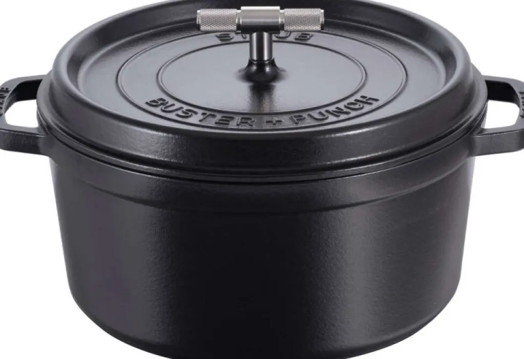 Staub Gryder Og Kasseroller > La Cocotte Støbejernsgryde 28 cm/6,75 L, Sort/Krom