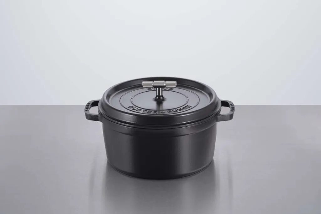 Staub Gryder Og Kasseroller > La Cocotte Støbejernsgryde 28 cm/6,75 L, Sort/Krom