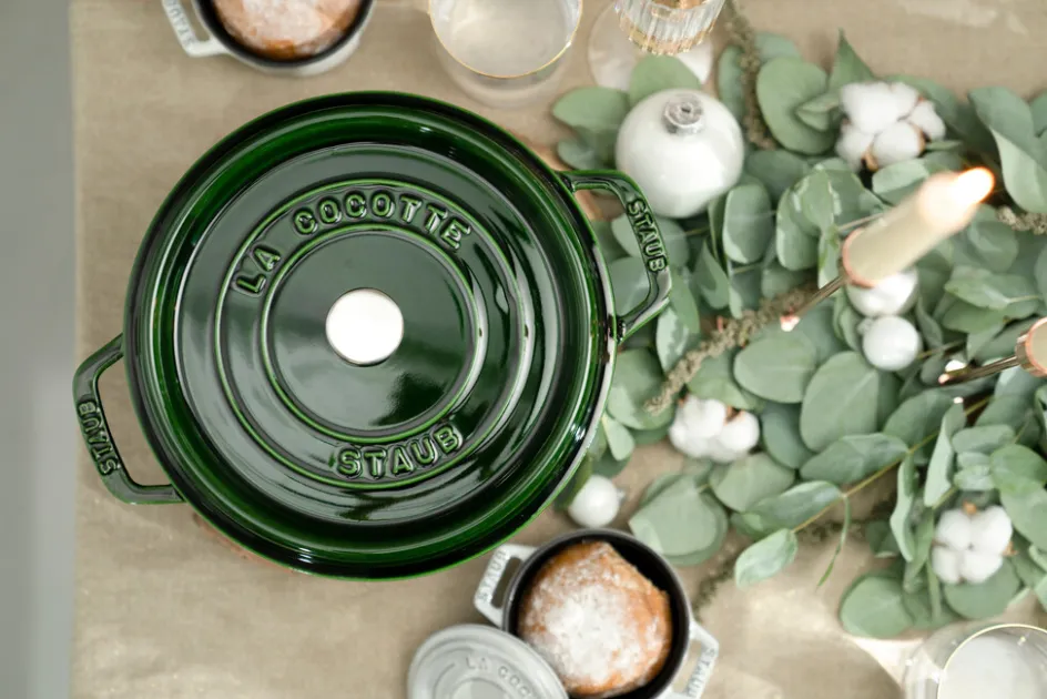 Outlet Staub La Cocotte Støbejernsgryde 24 cm/3,8 L, Basilikum