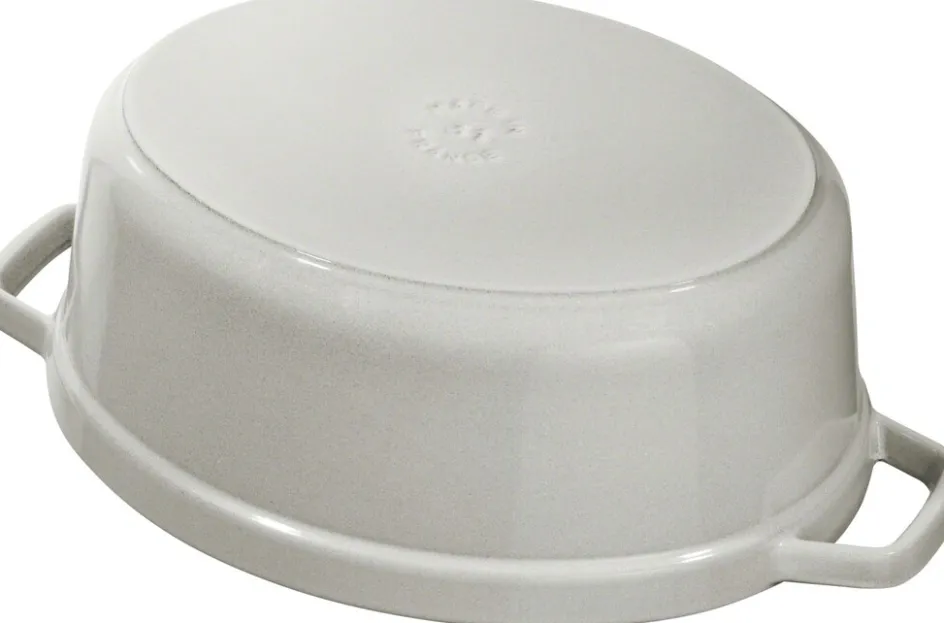 Staub La Cocotte Støbejernsgryde 31 cm/5,5 L, Hvid Trøffel