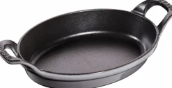 Staub Spisestue|Fade > Ovnfast Fad 21 cm, Grafitgrå
