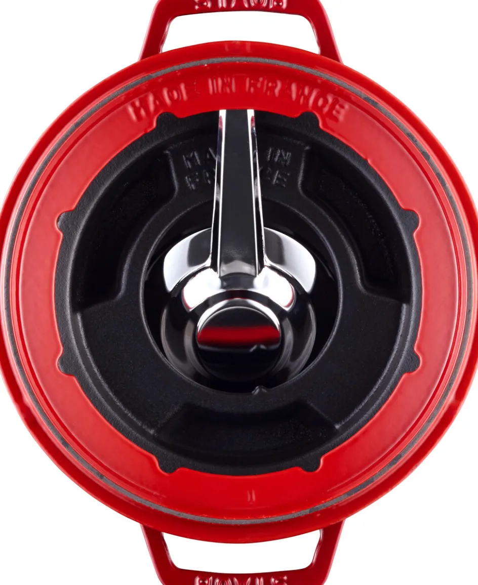 Clearance Staub Specialties Fonduesæt 20 cm, Kirsebærrød