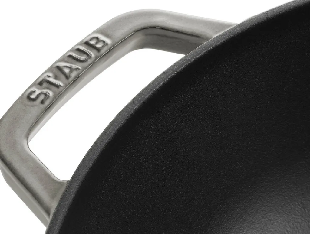 Outlet Specialties Wok m. Glaslåg 30 cm, Grafitgrå Pander