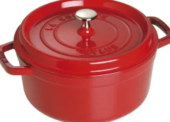 Outlet Staub Støbejerngryde Ø24 cm/3,8 L, Rød