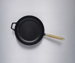 Online Staub Støbejernspande 28 cm, Sort/Messing